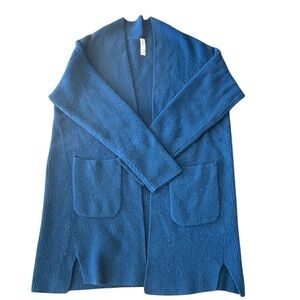 NAP Cardigan Women’s Size Small 100% Cashmere Blue Button Up Sweater